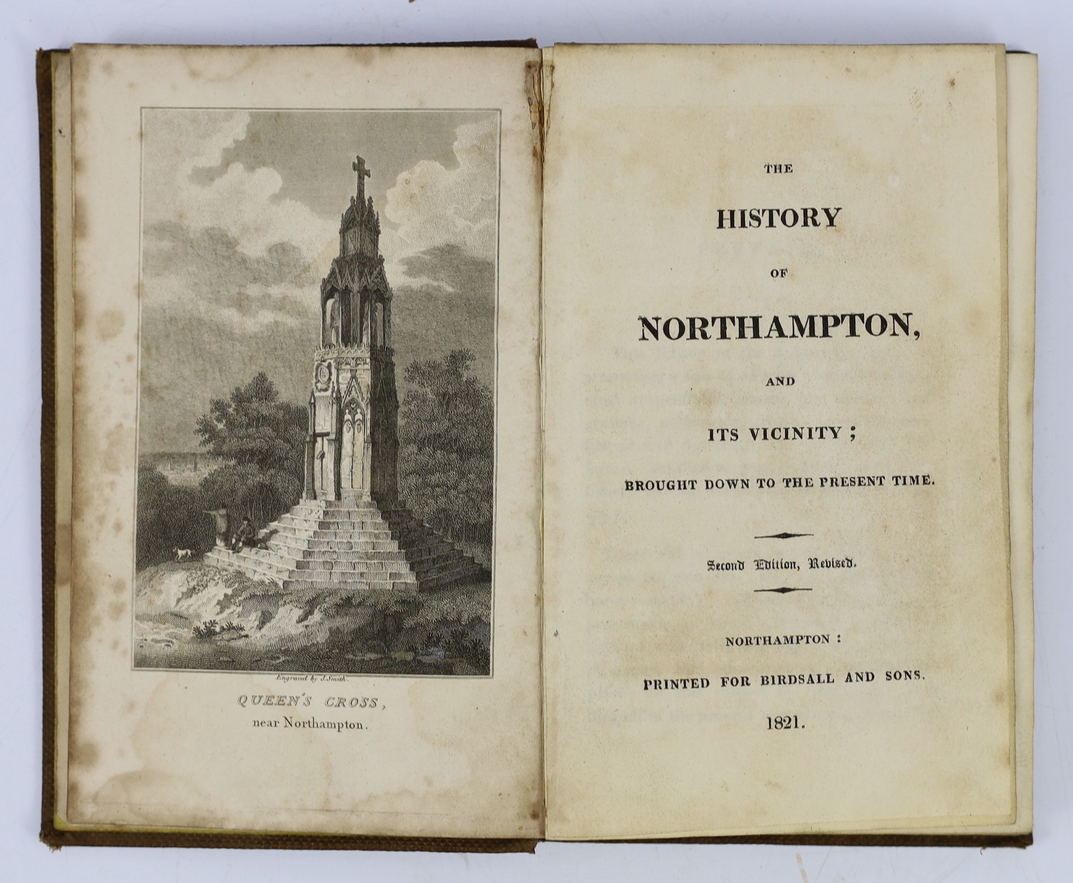 NORTHANTS: Hartshorne, Rev. Charles Henry - An Endeavour to Classify the Sepulchral Remains in Northamptonshire, or, a Discourse on Funeral Monuments....frontis. and 7 other plates, text engravings; original blind decora